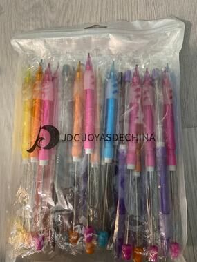20 piece beadable mechanical pencils assorted colors
